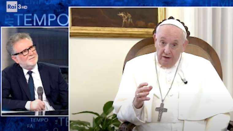 El Papa Francisco a “Che Tempo che fa” Rai 3, ‘Recibir a inmigrantes pero también integrarlos’