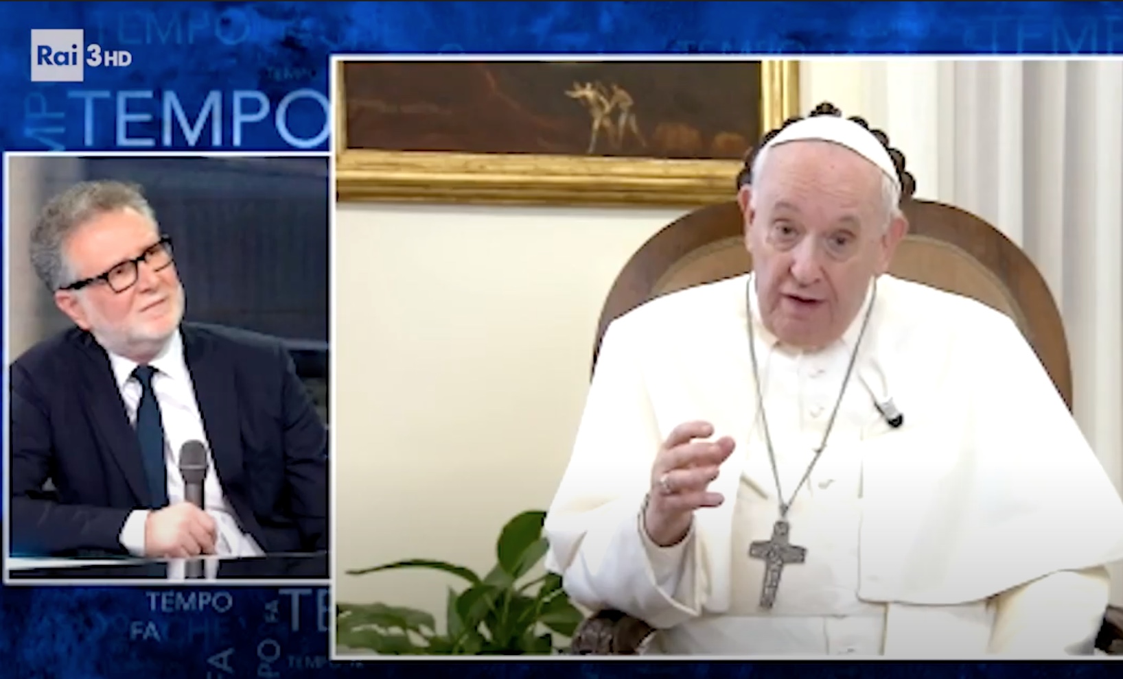 El Papa Francisco a “Che Tempo che fa” Rai 3, ‘Recibir a inmigrantes pero también integrarlos’