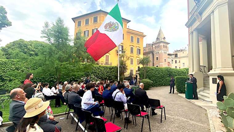 La Embajada de México en Italia festeja los 100 años de su actual sede
