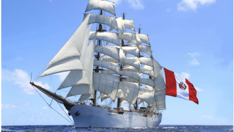 El buque escuela peruano “Unión” llega a Italia. Abierto al público en los puertos donde atraca