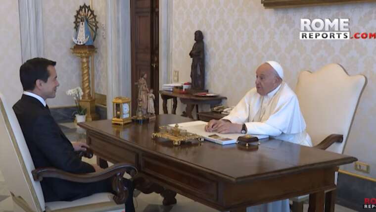 El presidente más joven de Ecuador con el Papa en Roma y el Vaticano